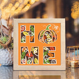 Pumpkin Home – Paper Cut Light Box File - Cricut File - 20x20cm - LightBoxGoodMan