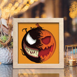 Pumpkin Venom – Paper Cut Light Box File - Cricut File - 20x20cm - LightBoxGoodMan