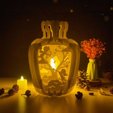 Pure Love - 3D Pop-up Light Box Vase File - Cricut File - LightBoxGoodMan