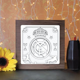 Real Madrid – Paper Cut Light Box File - Cricut File - 20x20cm - LightBoxGoodMan - LightboxGoodman