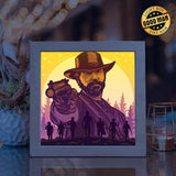 Red Dead Redemption 2 – Paper Cut Light Box File - Cricut File - 8x8 inches - LightBoxGoodMan - LightboxGoodman