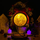 Santa Claus 1 - 3D Ornament Lantern File - Cricut File - LightBoxGoodMan