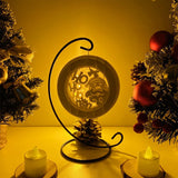 Santa Claus - 3D Pop-up Light Box Ornament File - Cricut File - LightBoxGoodMan