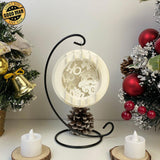 Santa Claus - 3D Pop-up Light Box Ornament File - Cricut File - LightBoxGoodMan - LightboxGoodman