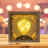 Save Our Planet - Paper Cutting Light Box - LightBoxGoodman - LightboxGoodman