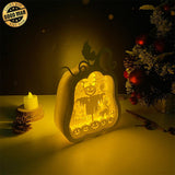 Scarecrow - Paper Cut PumpKin Light Box File - Cricut File - 15.3x21.1 cm - LightBoxGoodMan - LightboxGoodman