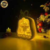 Scarecrow - Paper Cut PumpKin Light Box File - Cricut File - 15.3x21.1 cm - LightBoxGoodMan - LightboxGoodman