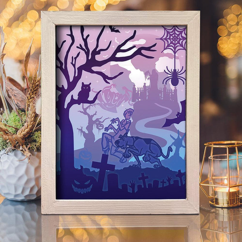 Scooby Doo 1 – Paper Cut Light Box File - Cricut File - 20x26cm - LightBoxGoodMan - LightboxGoodman