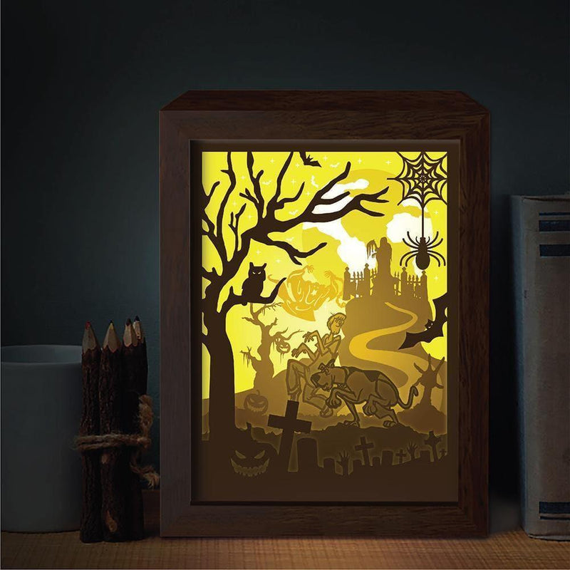 Scooby Doo 1 – Paper Cut Light Box File - Cricut File - 20x26cm - LightBoxGoodMan - LightboxGoodman