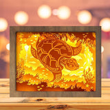 Sea Turtle 1 - Paper Cutting Light Box - LightBoxGoodman - LightboxGoodman