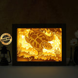 Sea Turtle 1 - Paper Cutting Light Box - LightBoxGoodman - LightboxGoodman