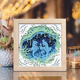 Seahorse – Paper Cut Light Box File - Cricut File - 8x8 inches - LightBoxGoodMan - LightboxGoodman