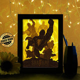 Shazam - Paper Cutting Light Box - LightBoxGoodman