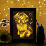 Shih Tzu - Paper Cutting Light Box - LightBoxGoodman - LightboxGoodman