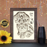 Shih Tzu - Paper Cutting Light Box - LightBoxGoodman - LightboxGoodman