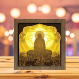 Shirdi Sai Baba - Paper Cutting Light Box - LightBoxGoodman