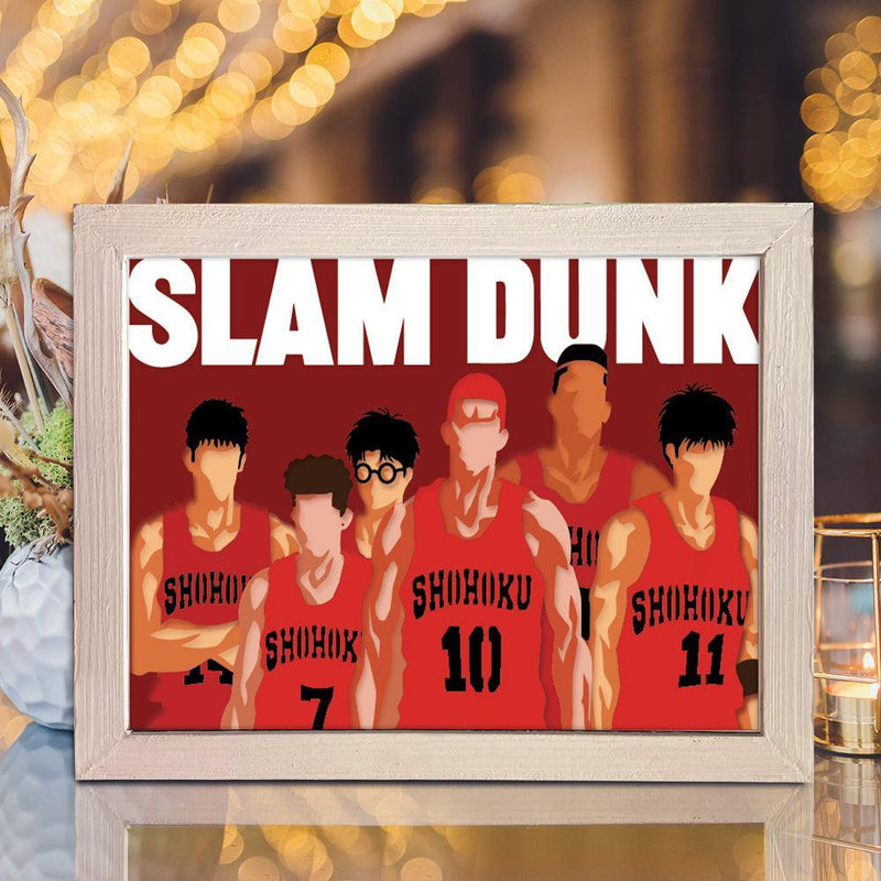 Slam Dunk - Paper Cut Light Box File - Cricut File - 20x26cm - LightBoxGoodMan - LightboxGoodman