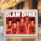 Slam Dunk - Paper Cut Light Box File - Cricut File - 20x26cm - LightBoxGoodMan