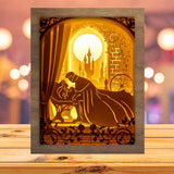 Sleeping Princess 1 - Paper Cutting Light Box - LightBoxGoodman - LightboxGoodman