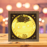 Sloth Flower - Paper Cutting Light Box - LightBoxGoodman