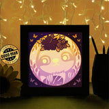 Sloth Flower - Paper Cutting Light Box - LightBoxGoodman - LightboxGoodman
