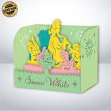Snow White - Paper Cut Mini-Showcase File - Cricut File - 10x12cm - LightBoxGoodMan - LightboxGoodman