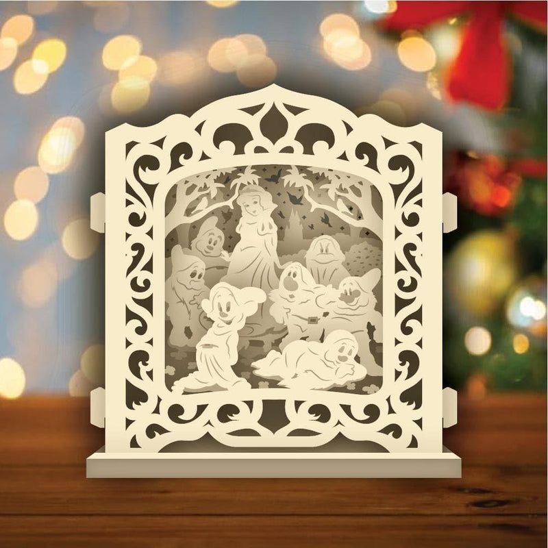 Snow White - Pop-up Light Box File - Cricut File - LightBoxGoodMan - LightboxGoodman