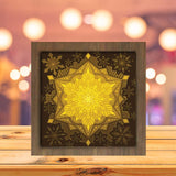 Snowflake Mandala - Paper Cutting Light Box - LightBoxGoodman