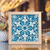 Snowflake – Paper Cut Light Box File - Cricut File - 20x20cm - LightBoxGoodMan