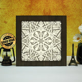 Snowflake – Paper Cut Light Box File - Cricut File - 20x20cm - LightBoxGoodMan - LightboxGoodman