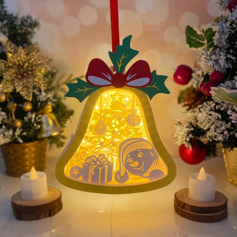 Snowman - Bell Lantern File - Cricut File - LightBoxGoodMan - LightboxGoodman