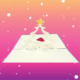 Snowman Christmas Card 3D - Cricut File - Svg, Png, Dxf, Eps - LightBoxGoodMan - LightboxGoodman