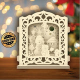 Snowman - Pop-up Light Box File - Cricut File - LightBoxGoodMan - LightboxGoodman