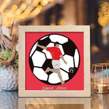Soccer 2 – Paper Cut Light Box File - Cricut File - 20x20cm - LightBoxGoodMan