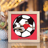 Soccer 3 – Paper Cut Light Box File - Cricut File - 20x20cm - LightBoxGoodMan - LightboxGoodman