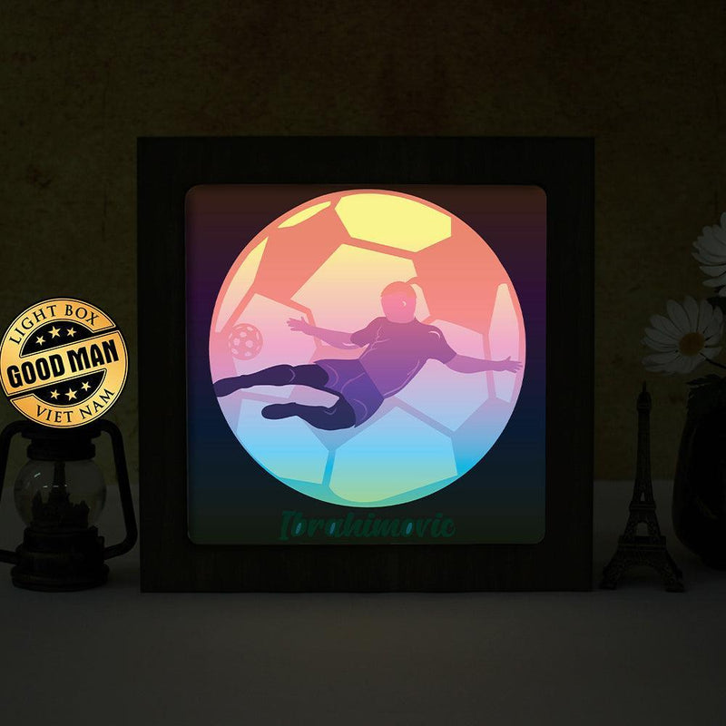 Soccer 3 – Paper Cut Light Box File - Cricut File - 20x20cm - LightBoxGoodMan - LightboxGoodman