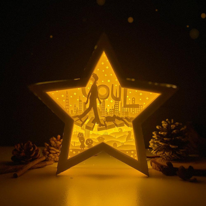 Soul 2020 - Paper Cut Star Light Box File - Cricut File - 20x21cm - LightBoxGoodMan - LightboxGoodman