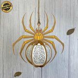 Spider 2 - 3D Spider Lantern File - 8x9" - Cricut File - LightBoxGoodMan - LightboxGoodman