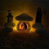 Spirited away Color- 3D Pop-up Light Box Mushroom File - Cricut File - LightBoxGoodMan
