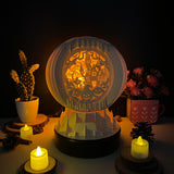Spooky House - 3D Pop-up Light Box Globe File - Cricut File - LightBoxGoodMan