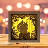 Squirrel - Paper Cutting Light Box - LightBoxGoodman - LightboxGoodman
