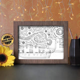 St Florida Van Gogh - Paper Cutting Light Box - LightBoxGoodman - LightboxGoodman