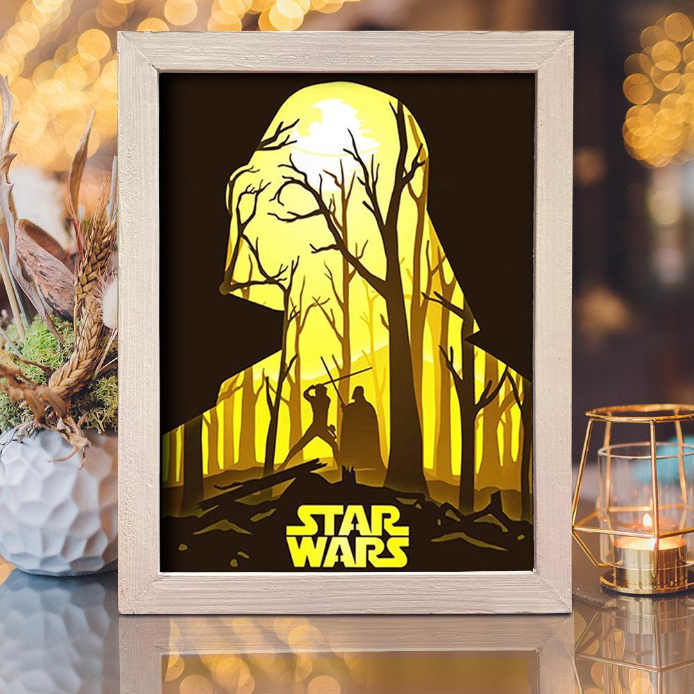 Star Wars 1 – Paper Cut Light Box File - Cricut File
