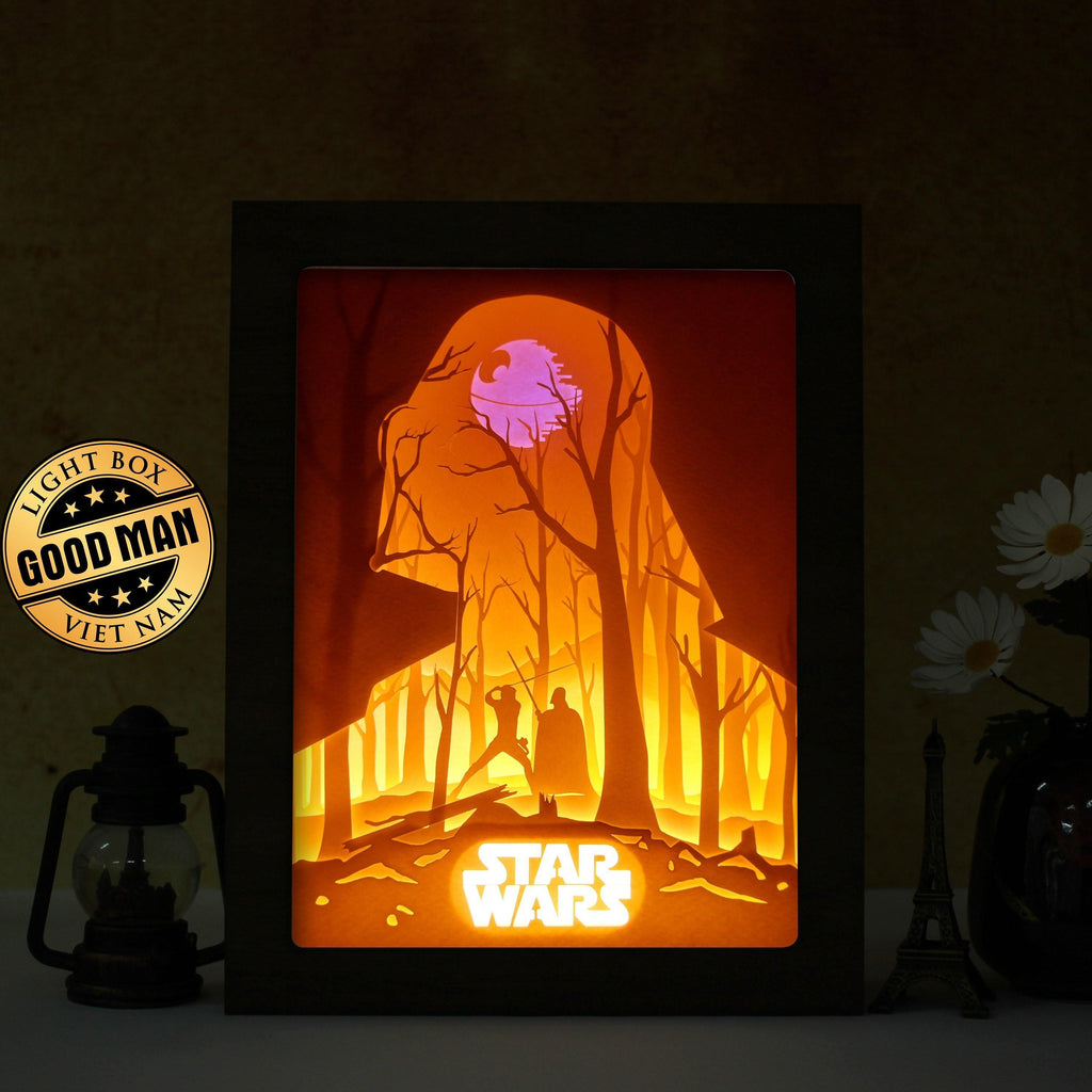 Star Wars 1 - Paper Cutting Light Box - LightBoxGoodman - LightboxGoodman