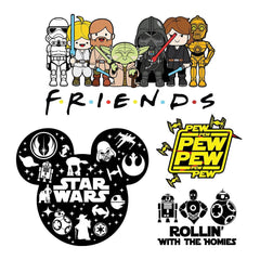 Star Wars 3 - Cricut File - Svg, Png, Dxf, Eps - LightBoxGoodMan