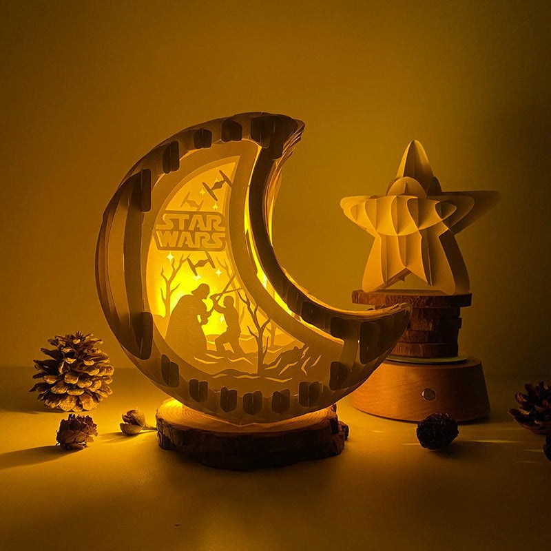 Star Wars 2 - Moon Pop-Up File - Cricut File - LightBoxGoodMan - LightboxGoodman