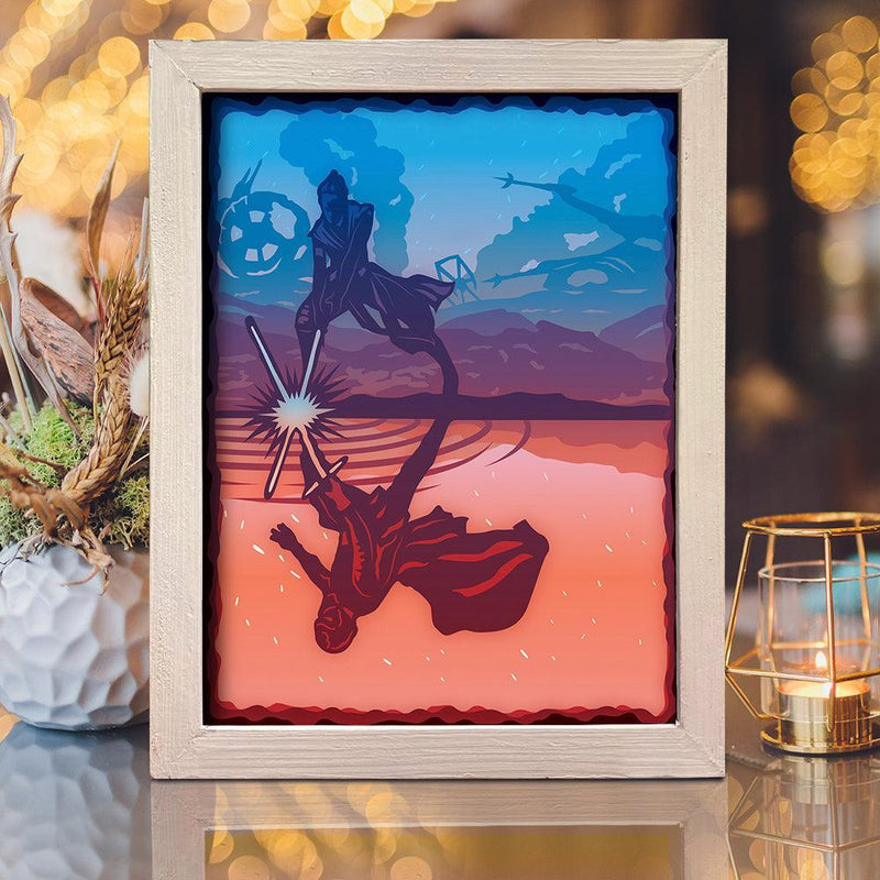 Star Wars 5 – Paper Cut Light Box File - Cricut File - 20x26cm - LightBoxGoodMan - LightboxGoodman