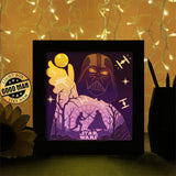 Star Wars 7 - Paper Cutting Light Box - LightBoxGoodman - LightboxGoodman