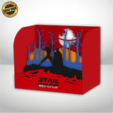 Star Wars - Paper Cut Mini-Showcase File - Cricut File - 10x12cm - LightBoxGoodMan - LightboxGoodman