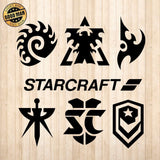 StarCraft - Cricut File - Svg, Png, Dxf, Eps - LightBoxGoodMan - LightboxGoodman